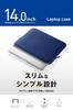 Elecom Neoprene PC Inner Bag for Case, 14-inch PCs, Navy, BM-IBTHNP14NV
