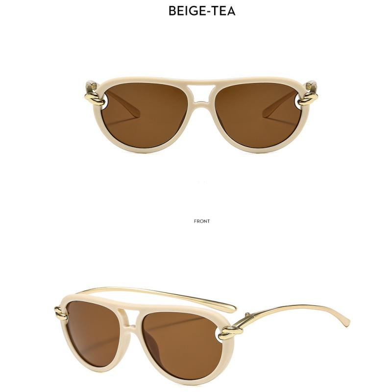 Ladies Sunglasses, Fashion Knot Double Beam Sunglasses