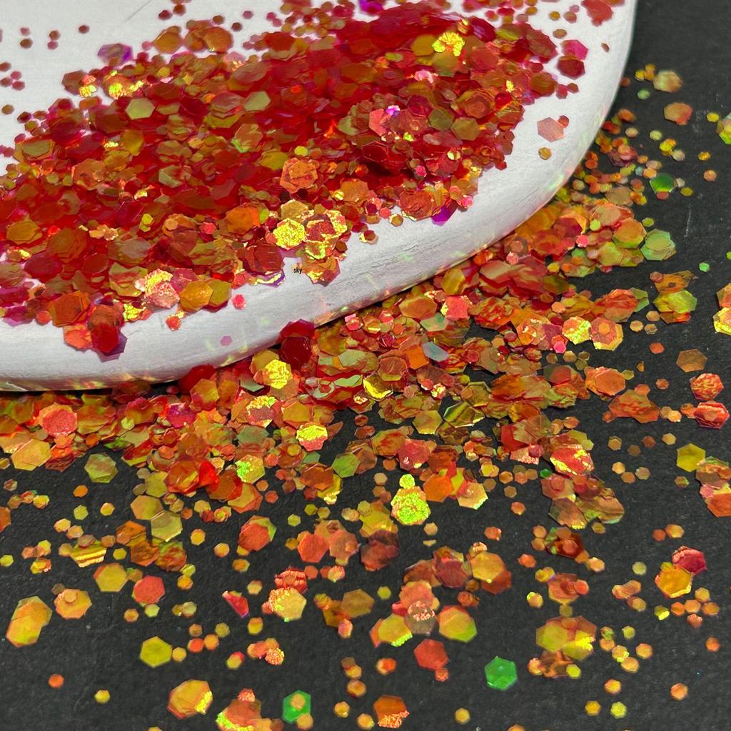 Ultra-Thin Fluorescent Color Large Sequin Nail Art Decorations – Handmade DIY Toy Accessories