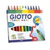 Felt Pen - GIOTTO - Turbo Maxi - 12 Pieces - Pink Color - 0.5 Mm Tip
