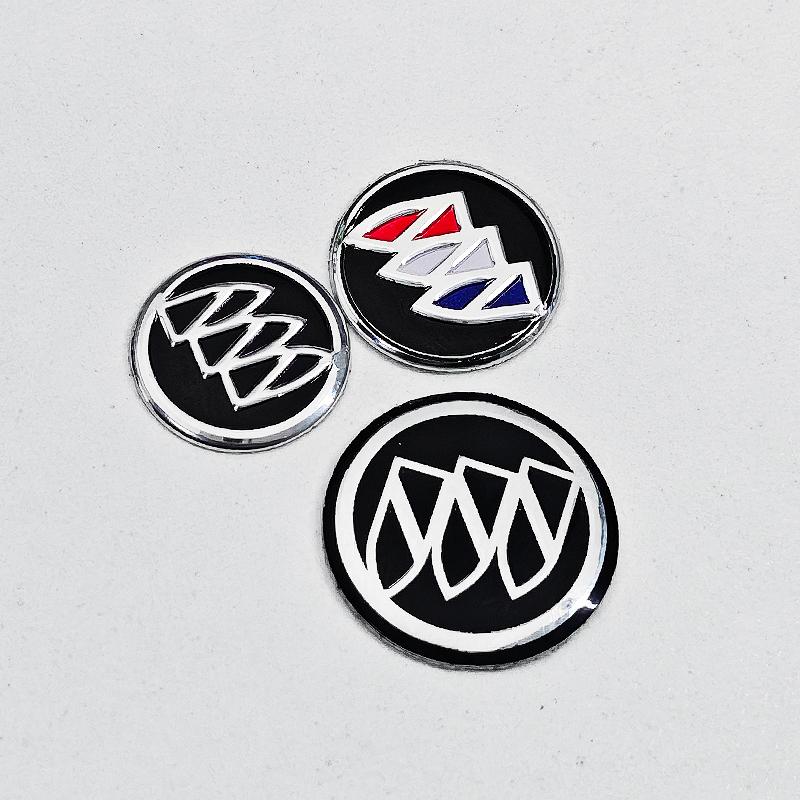 13mm/14mm/17mm Car Key Emblem Stickers Auto Door Keyhole Logo Decal For Buick Excelle XT Envision Verano Regal LaCrosse Envista