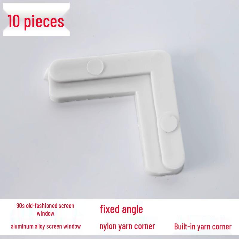 Old-Fashioned Aluminum Alloy 90-Degree Screen Window Corner Connectors