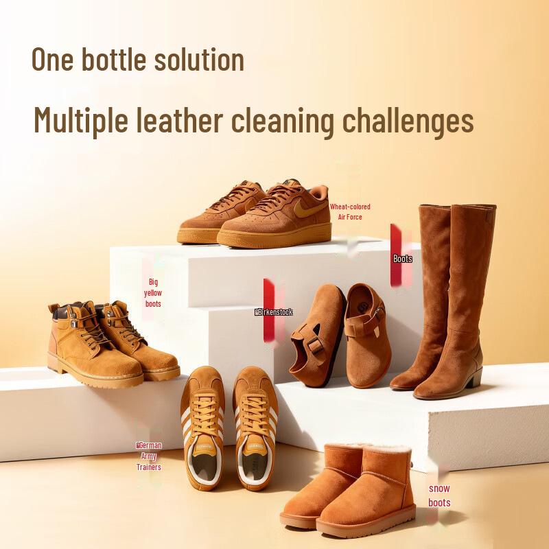 Čistič semišových sněhulí a bot Ugg & Birkenstock - Odstraňovač skvrn a péče pro nubuk