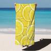 Bright Lemon Beach Towel Thick Quick Dry Soft Polyester Blend Suitable for Yoga Swimming Running Pond and BeachBright Lemon Beac