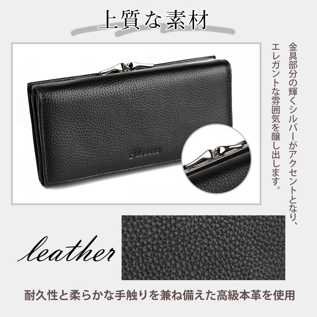 Genuine Leather Clasp Long Travel Large with Coin Two Gift Box Casual [imeetu] Women's Wallet, Wallet, Wallet, Capacity, Soft, Purse, Compartments,
