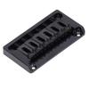 6 String Electric Guitar Bridge Kit Brass Through Body Non Tremolo Guitar Bridge with Wrench for St