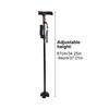 Telescopic Folding Cane Elder Cane with LED light anti-slip smart Walking Trusty Sticks Elder Crutches For Mothers Elder Fathers