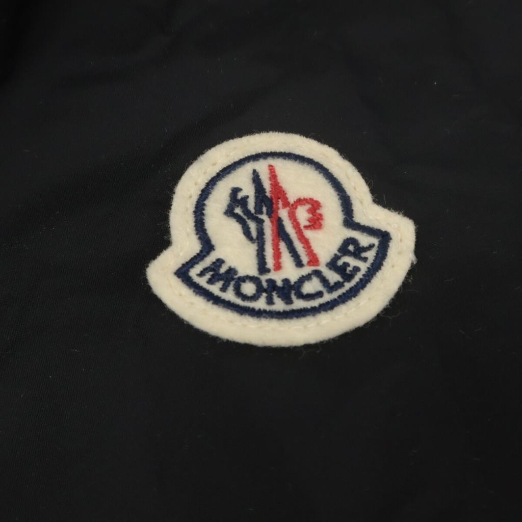 Moncler [2011] GOLLIAZ All-over Print Nylon Reversible Blouson/ Jacket 2 Black GreyUsed