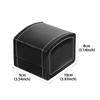 Luxury Watch Storage Box PU Leather  Elegant Watch Organizer Jewelry Protection Travel Case for Shopping Malls Wardrobe