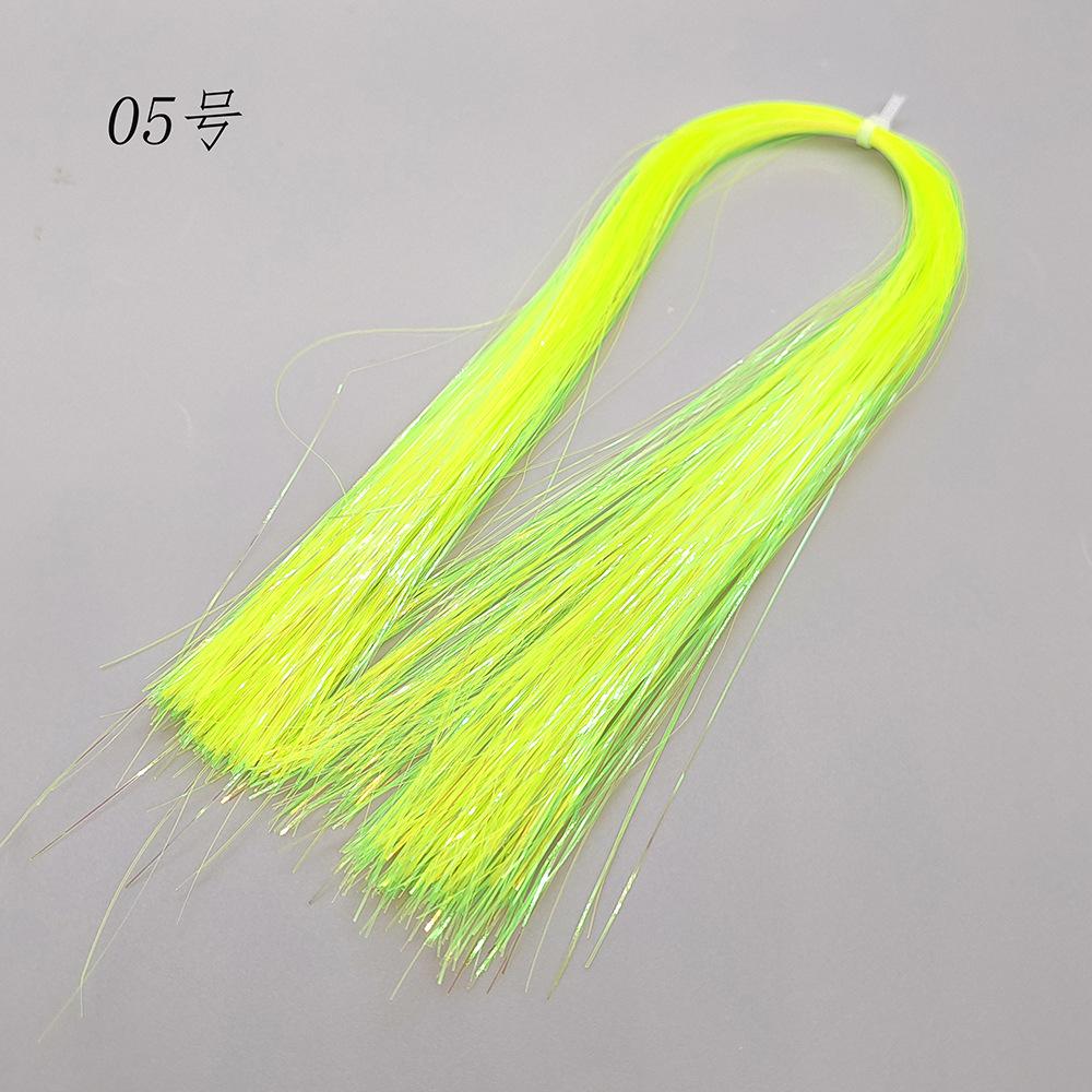Oem 35cm 3g/bag Colorful Bright Silk Road Fly Hook Accessories 16 Colors Diy Fly Bait Fish Hook Body Binding Accessories New Arr