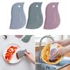 Flexible Silicone Scrapers With Penguins Designs Kitchen Baking Utensil Dishwasher Safe Dirt and Grease Cleaning Tool