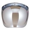 Shield Bubble Shield Clear Mirror Jet Helmet Full Face Vintage Compatible with General SG Standard Helmets TT&CO.