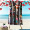 Creek Heroes Print Beach Towel, Large Soft Quick Dry Towel for Beach Camping Swimming