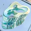 Illusory Color Cloud Shape Hair Claw Elegant Geometry Shark Clip Retro Gradient Hair Claw  Headwear