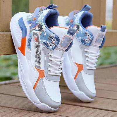Autumn High-top Men's Mesh Breathable Basketball Shoes, Trend Men's Sports Shoes, Fashion Platform Casual Men's Shoes