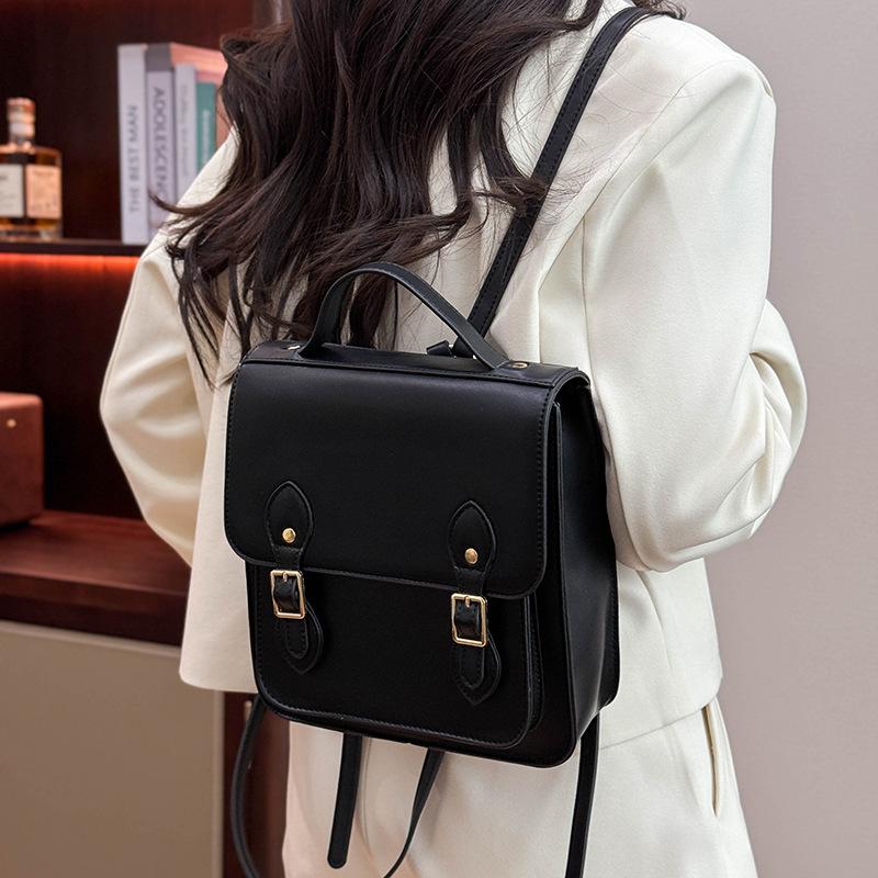 New summer popular fashion backpack simple texture portable women's bag