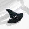 Halloween Brooch Spooky Hat Witch Pin Men Women Accessories Holiday Gift