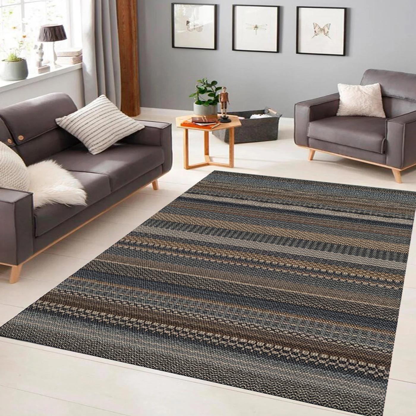 

Rovigo Home Washable Printed Carpet RVG0960-FNL209 50x80 коричневый