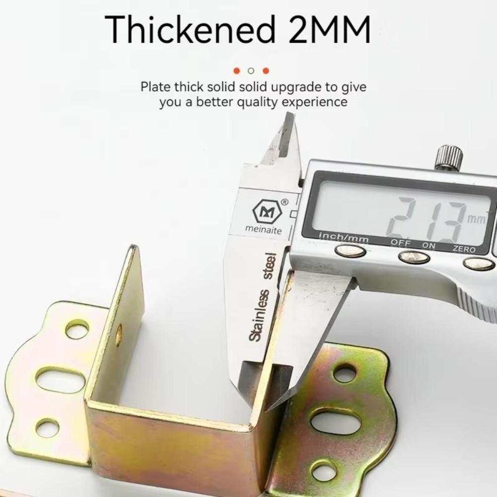 Hák na nosník postele U-tvarovaný upevňovací držák desky postele Spojka nosníků Ocelový rám postele Nový pant postele