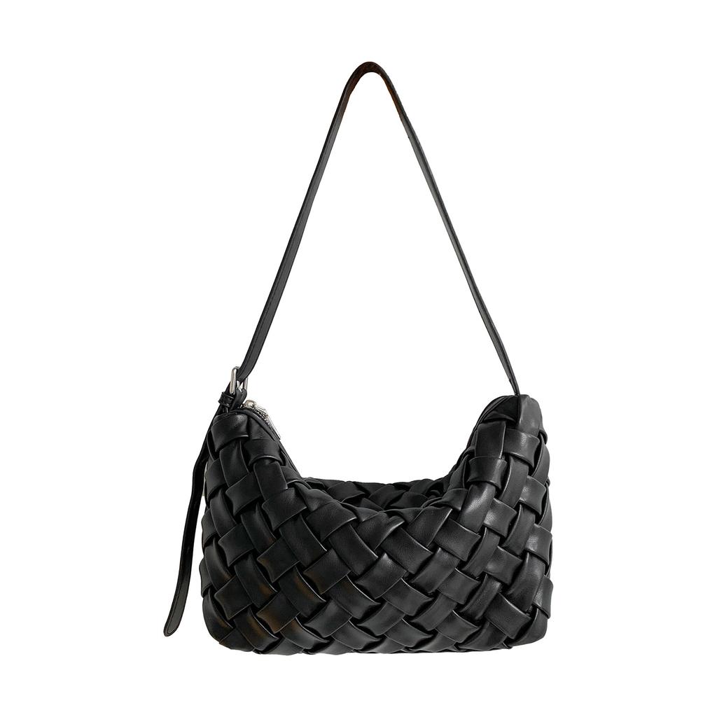 Einschultertasche - Elegante Damen-Achseltasche für den lässigen Transport, Gewebtes Design