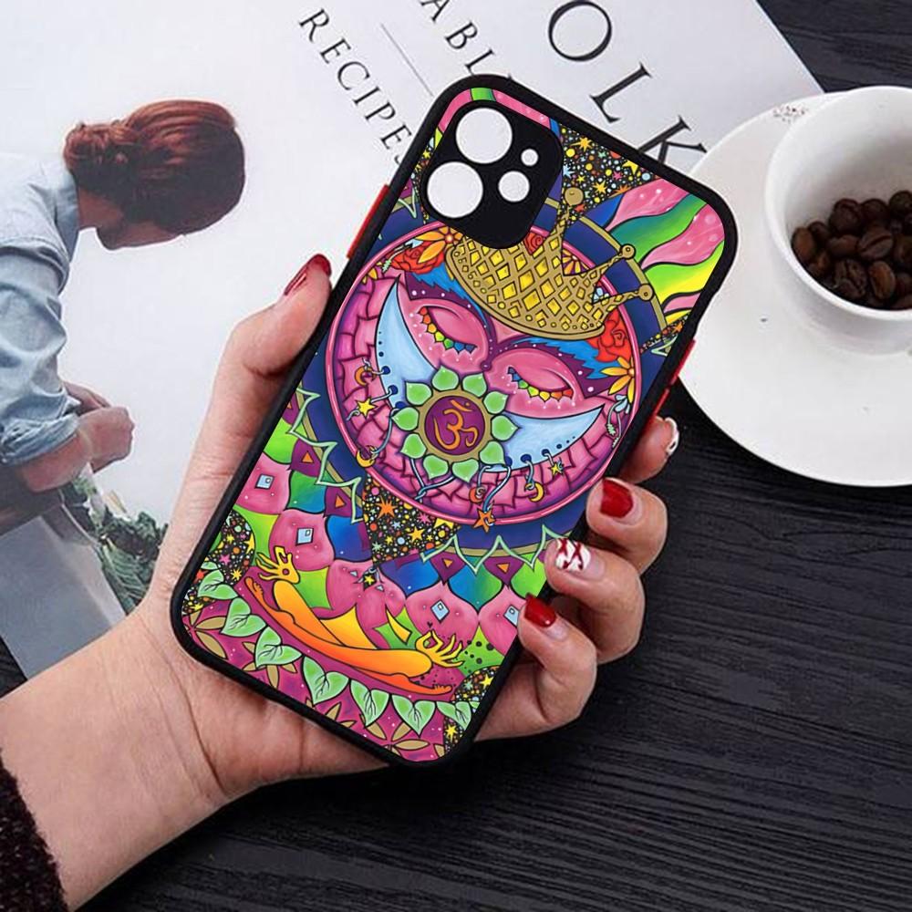 The Yoga Phone Case For IPhone 14 11 12 13 Mini Pro Max 8 7 Plus X XR XS MAX Translucent Matte Cover