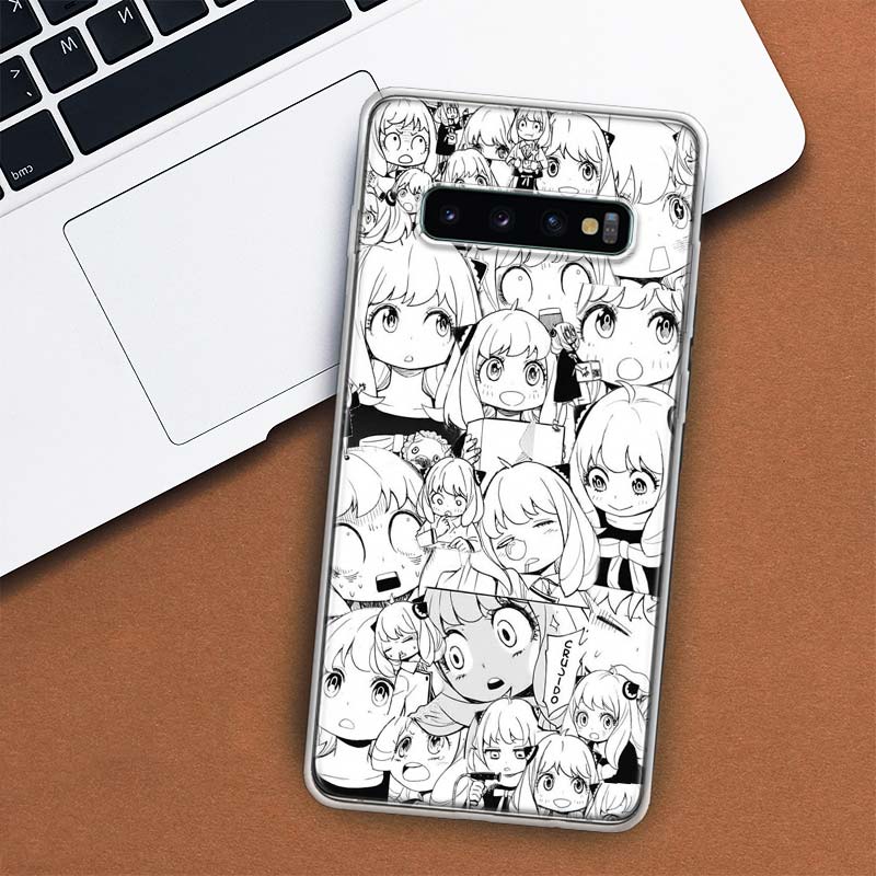SPY×FAMILY Anya Baby Phone Case For Samsung Galaxy S10 Plus S20 FE S21 S22 Ultra S10E S9 S8 + S6 S7 Edge Lite Shell Coque