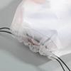 1Pc Transparent Pocket Drawstring Storage Bag for Travel Shoe Towel Organizer Bag Matte Dustproof Waterproof Grocery Storage Bag