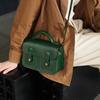 First Layer Cowhide Retro Handmade Women's Bag British Cambridge Bag College Mailman Bag Real Cowhide Hand-sewn Shoulder Messenger Bag