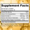 Vitamine D3+K2, calcium, poivre noir 120 Gélules