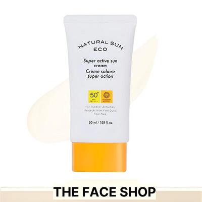 Natural Sun Eco Super Active Sonnenschutz SPF50+ PA++++ – UV-Schutzcreme 50ml