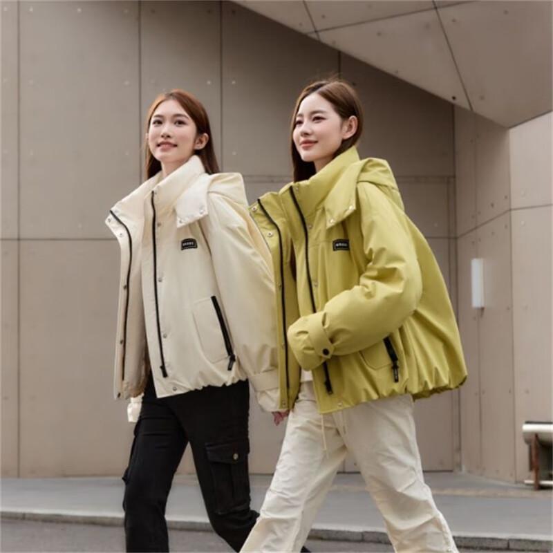 YAYA 2024 Women's Short Hooded Down Jacket