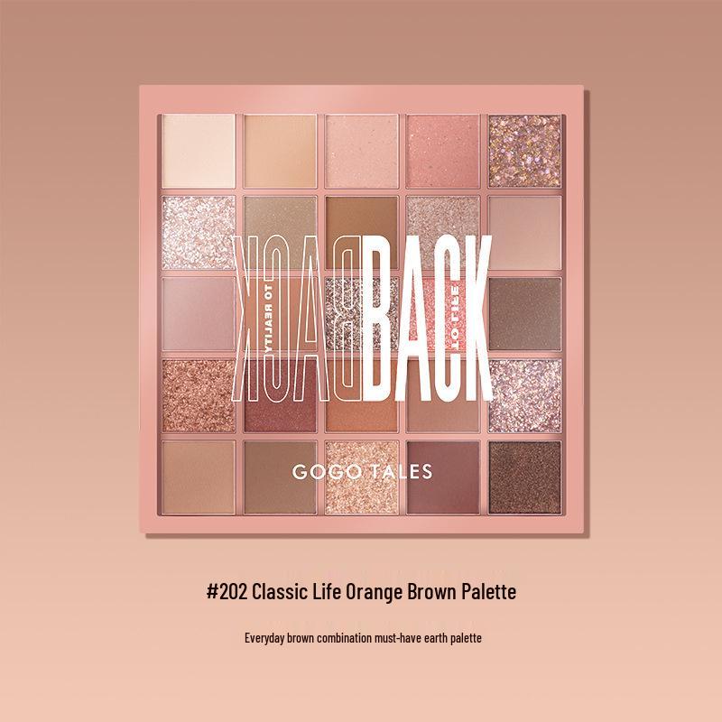 

Палетка теней для век GoGo Tales 2025 в земляных тонах, 25 цветов - Новые шиммерные и матовые оттенки