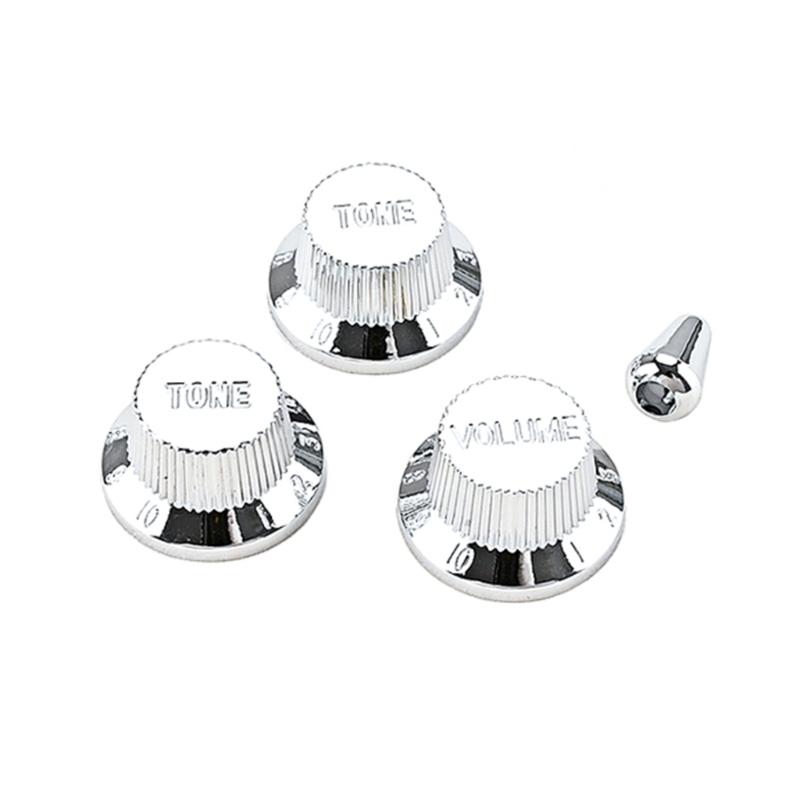 3Pcs Guitar Knobs Amber Top Hat Knobs Guitar Speed Control Knobs Volume Tone Control Knobs Fits 4.5mm/0.18" Rotary Shaft