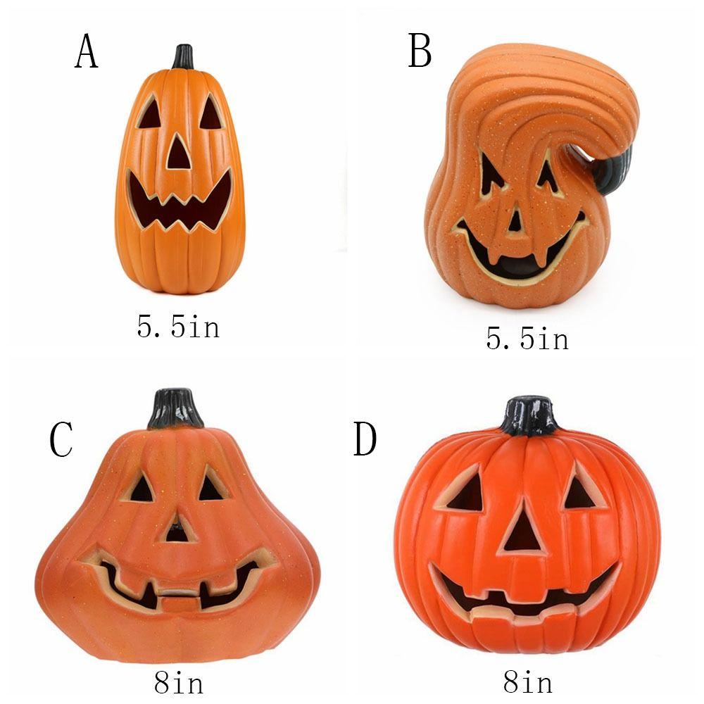 Plastic Pumpkin Led Lamp Reusable Pumpkin Floor Lamp Interesting Halloween Pumpkin Lantern  Party