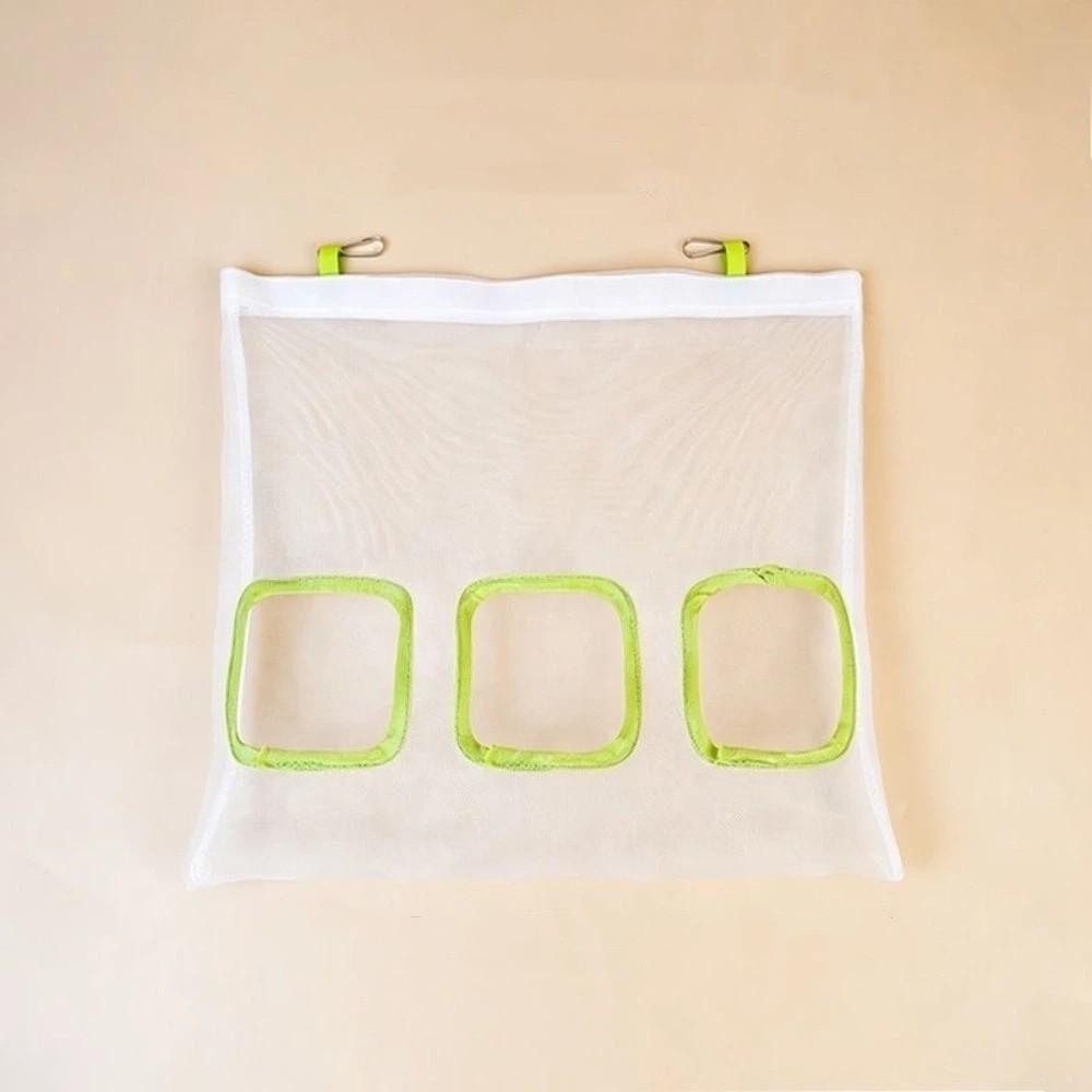 Large Capacity Hanging Hay Feeder Leak-Proof Pet Feeding Bag Hay Storage Bag Indoor