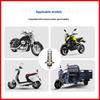 Led Motorcycle Light Moto Accessories 3000K+6000K 12V Headlight Bulbs Dual Color Auxiliary Spotlight Lamp