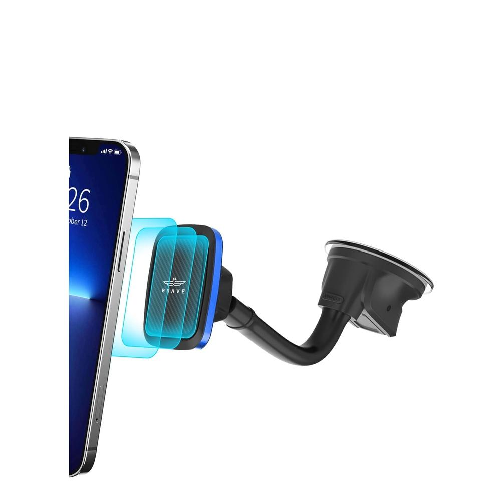 

Magnetic Car Phone Holder (Car Mount) for Dashboard and Windshield 6 Strong Magnets N52 Universal Mount Compatible with iPhone Air 17/17 Pro 17 Pro M