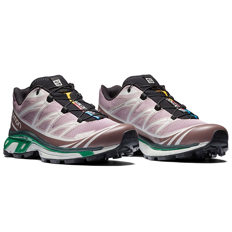 SALOMON XT-6 ADV Trendy Low-Top Hiking Shoes Unisex Hiking Shoes Lilac 412631