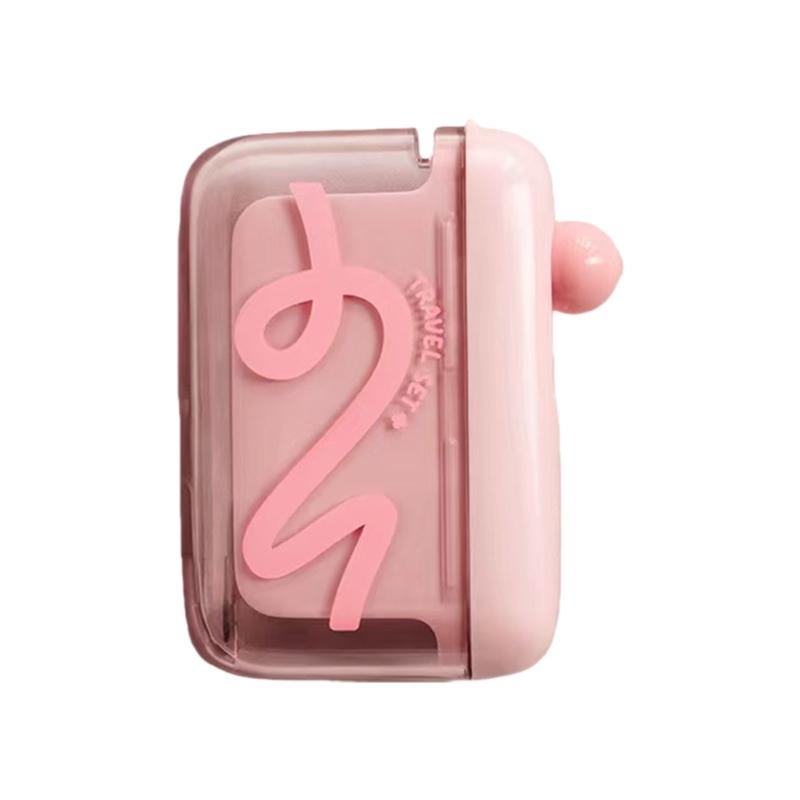 Lightweight Portable Dental Floss Pick Storage Case Transparent Dispenser for Travel and Daily Hygiene Maintenance