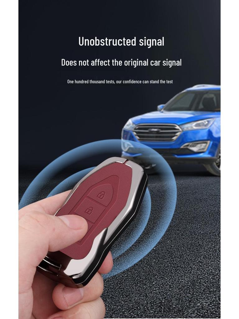 Zotye T600/T700 Damai X5/Z700 Full Wrap Sport Version Car Key Case for Men