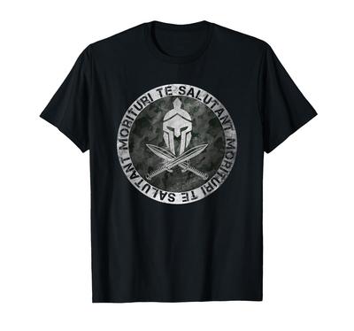 Vintage Roman Gladiator Helmet Warrior Arena Gym Gift T-Shirt