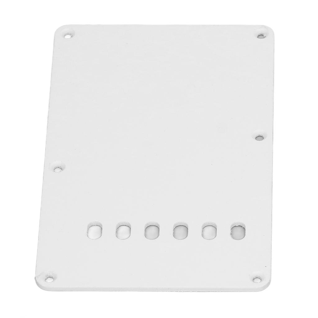 2Pcs Electric Guitar Back Cover Plate 6 Holes Robust Exquisite Looking Guitar Pickguard Backplate