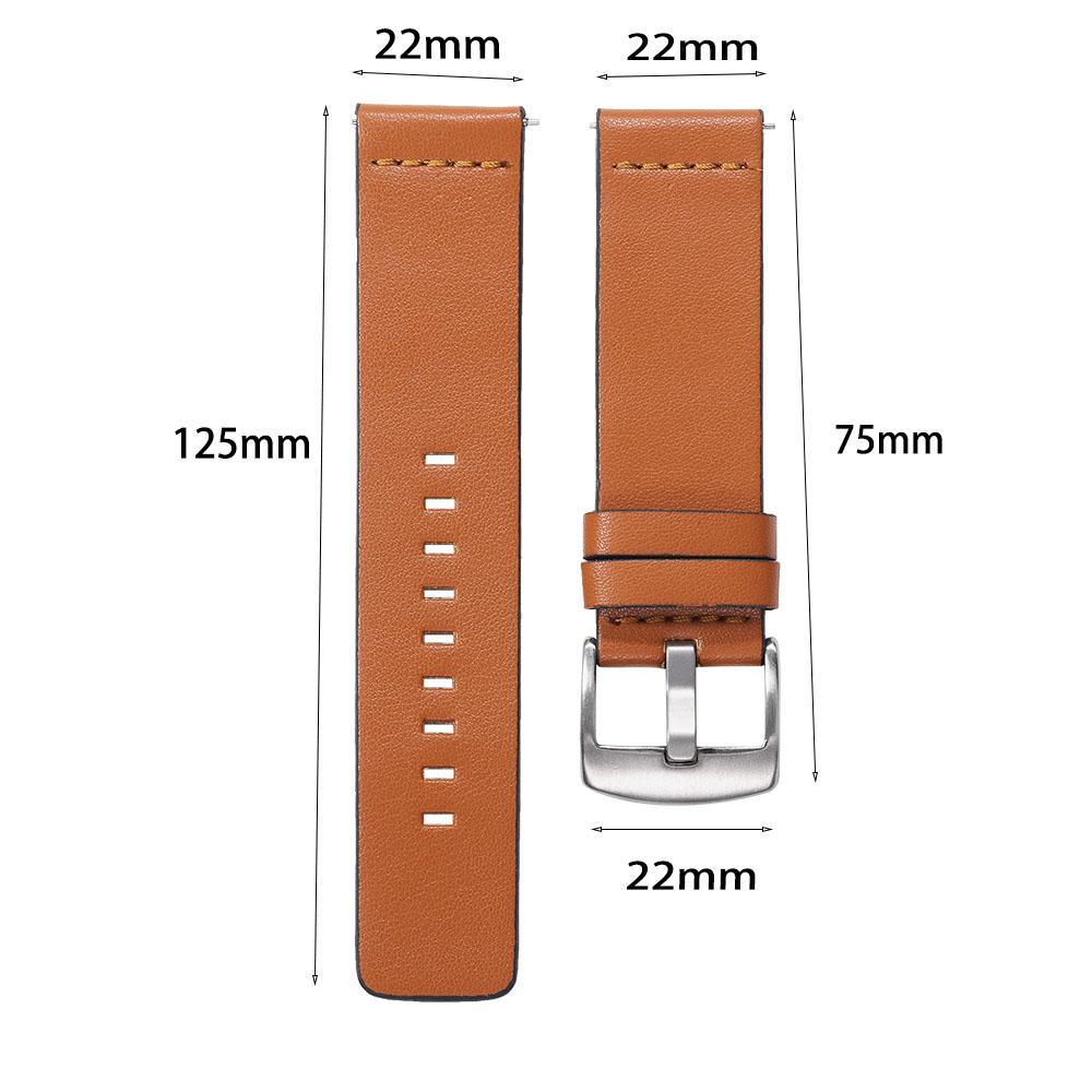 18mm 20mm 22mm 24mm Genuine Cowhide Watch Strap for Casio for Samsung Galaxy Watch 7/6/5/4 Vintage Brown Quick Release Bracelets