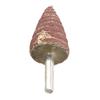 Sandpaper Grinding Sanding Head Flap Polishing Wheel Discs Mandrel 6mm Shank 80 Grit For Drill Wheel Conical Rotary Tools
