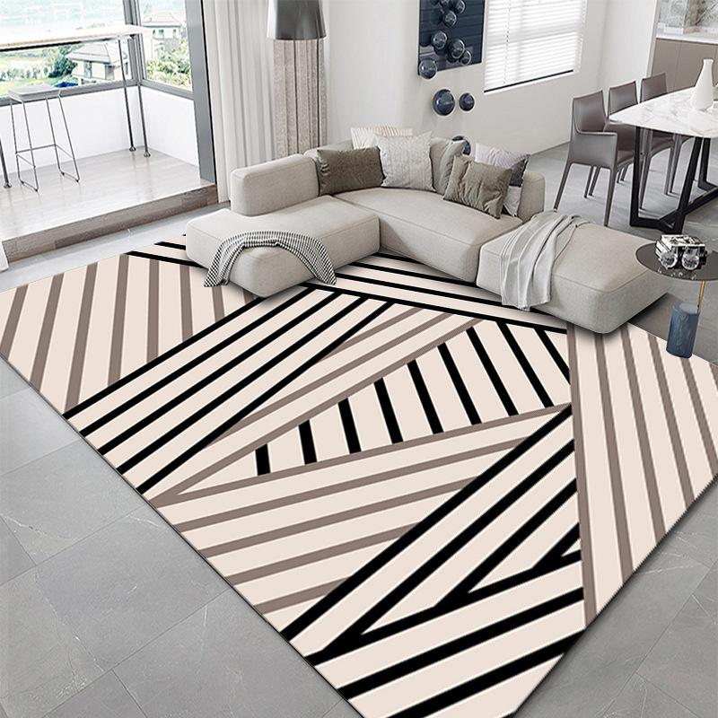 Geometrický Koberec do Obývacího Pokoje Domácí Ložnice Pracovna Kancelářský Koberec Homestay Hotel Dekorativní Koberec