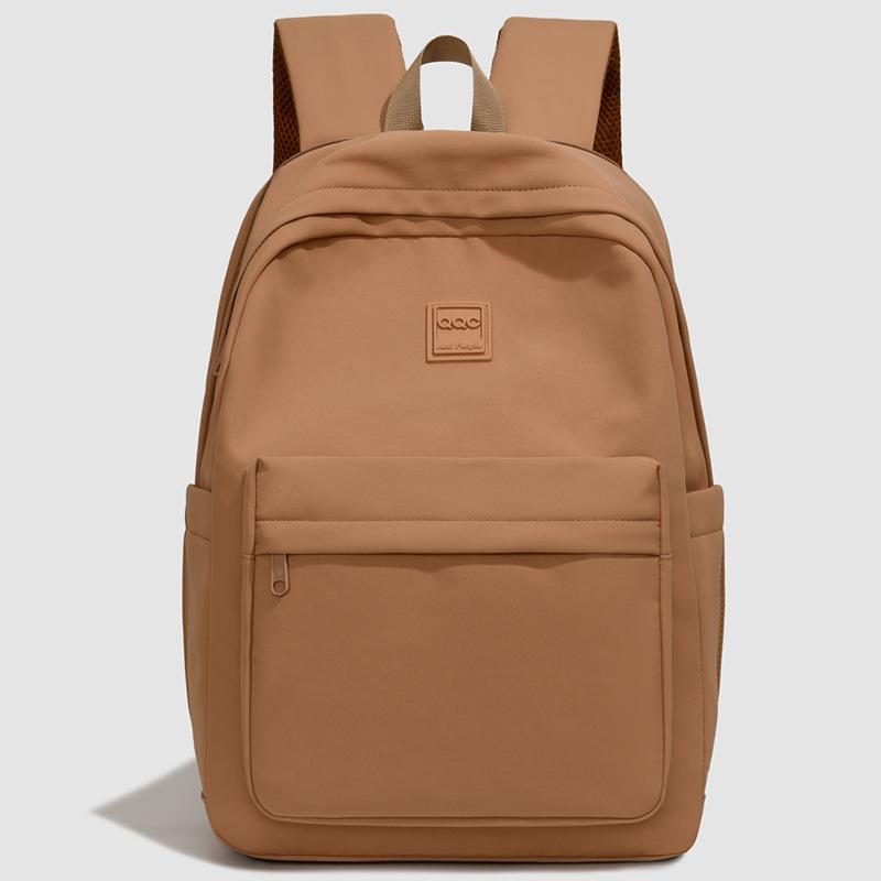 Schoolbag manufacturers wholesale 1011 new simple versatile backpack women's leisure junior high school college student schoolbag going out backpack