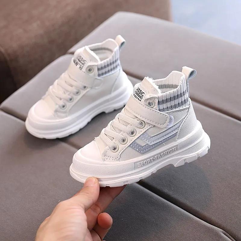 

Детская обувь Детская обувь с плюшем и хлопком Походная обувь Зимние ботинки Martin Зимние ботинки 21 бежевый