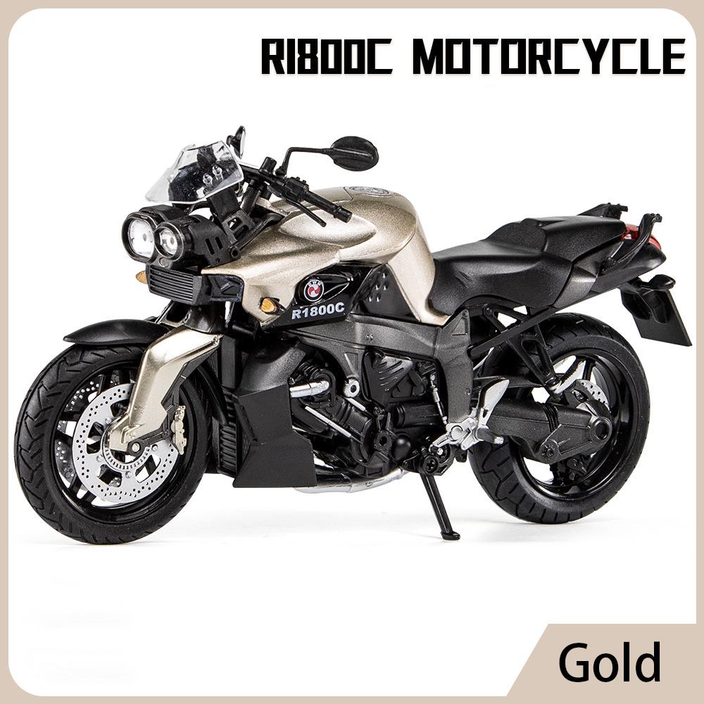 1/12 Ducati R1800C Alloy Die Cast Motorcycle Model Toy Vehicle Collection Autobike Shork-Absorber Off Road Autocycle Toys Car