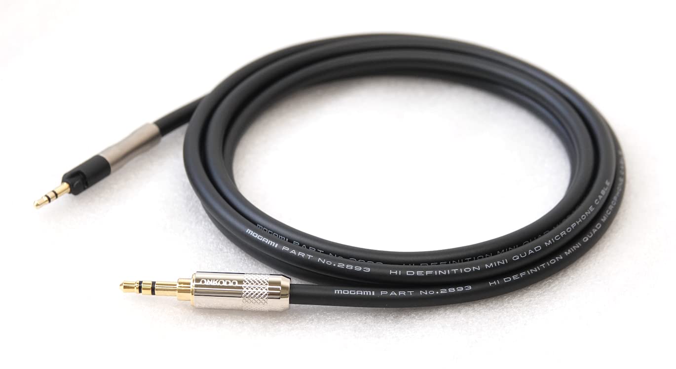 

MOGAMI 2893 Кабель для наушников типа YAMAHA и т. д. с байонетным замком мини [2,53-контактный штекер] (Стереофон, 2м)