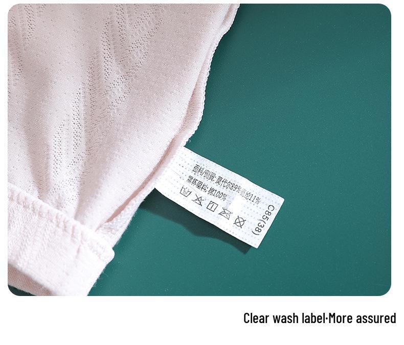 Zhangyan Modal Wire-Free Plus Size Front Closure Bra for Mature Women